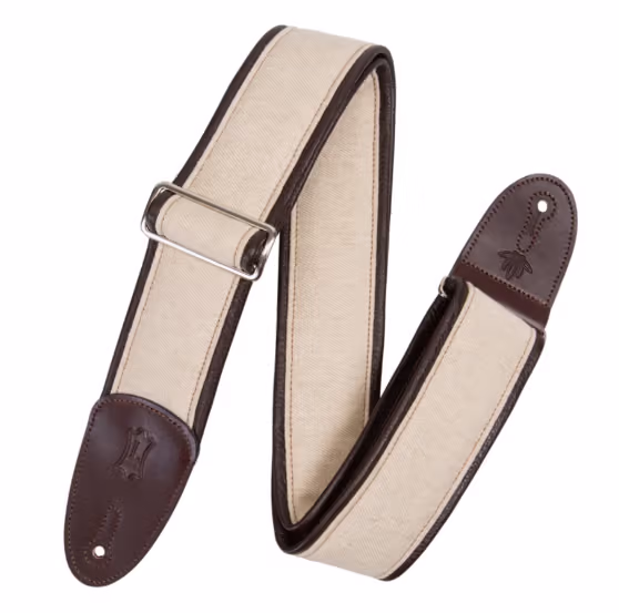 Levy's Correa Leather & Hemp Series 2½\" - Marrón/Natural MHG7-DBR