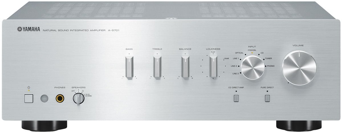 YAMAHA A-S701 Amplificador 100+100W Silver AS701 Silver