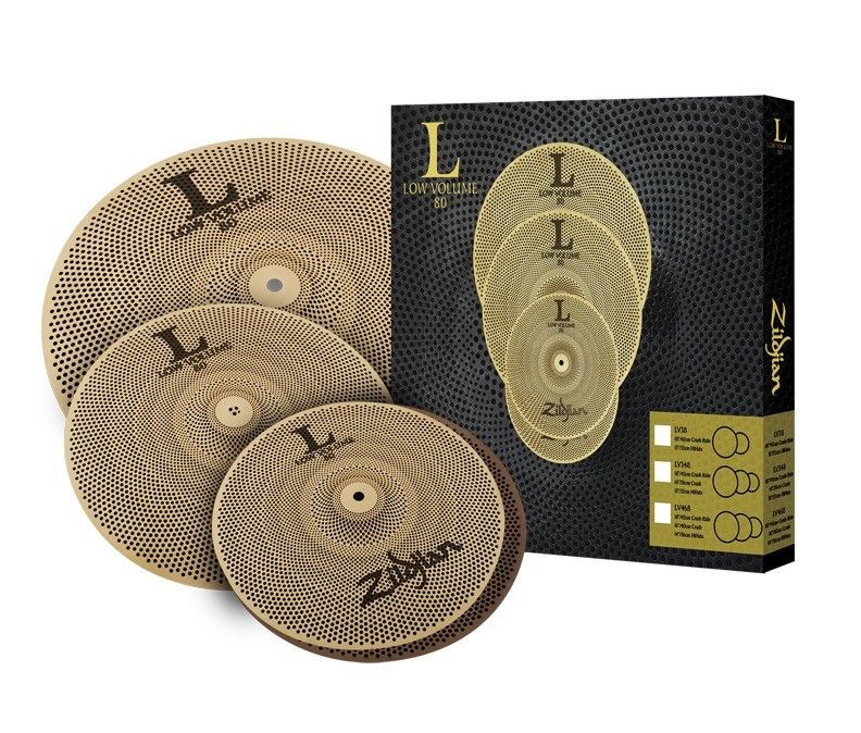 Zildjian L80 Low Volume Set Platos 13/14/18" L80LOWVOLUME LOW VOLUME 80