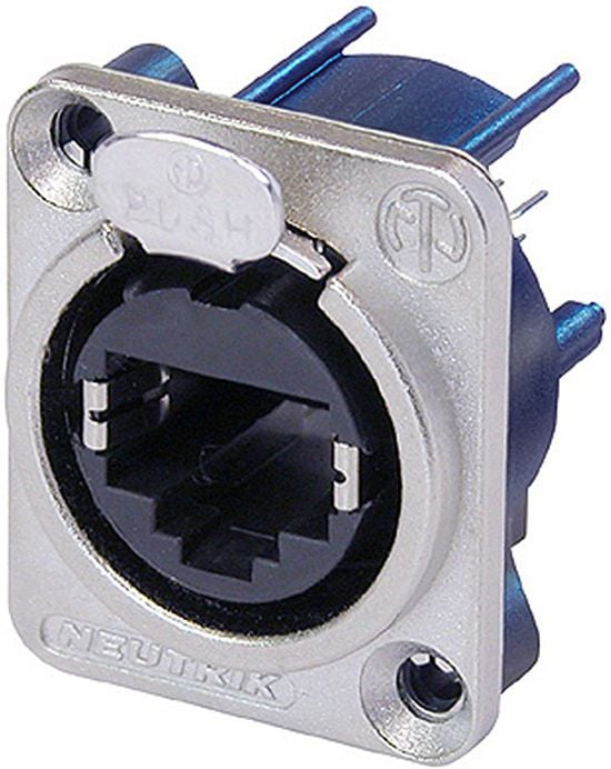 Neutrik NE8 FDV Conector Chasis RJ45 hembra NE8FDV