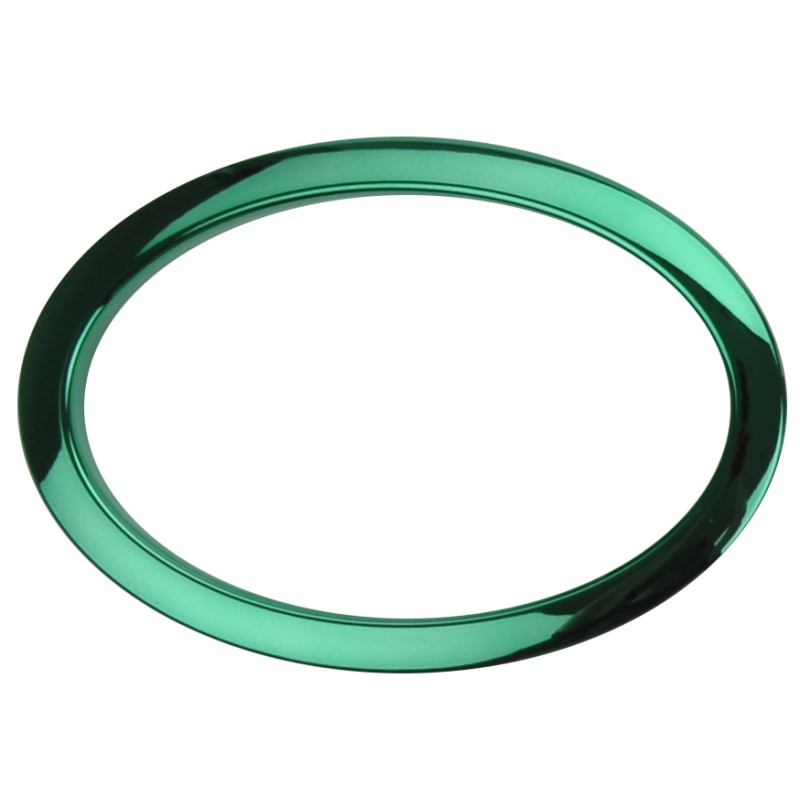 Bass Drum Os HOG6 6" Refuerzo de agujero de parche de bombo Verde HOG6 6" Green Oval Refuerzo de agujero de parche d