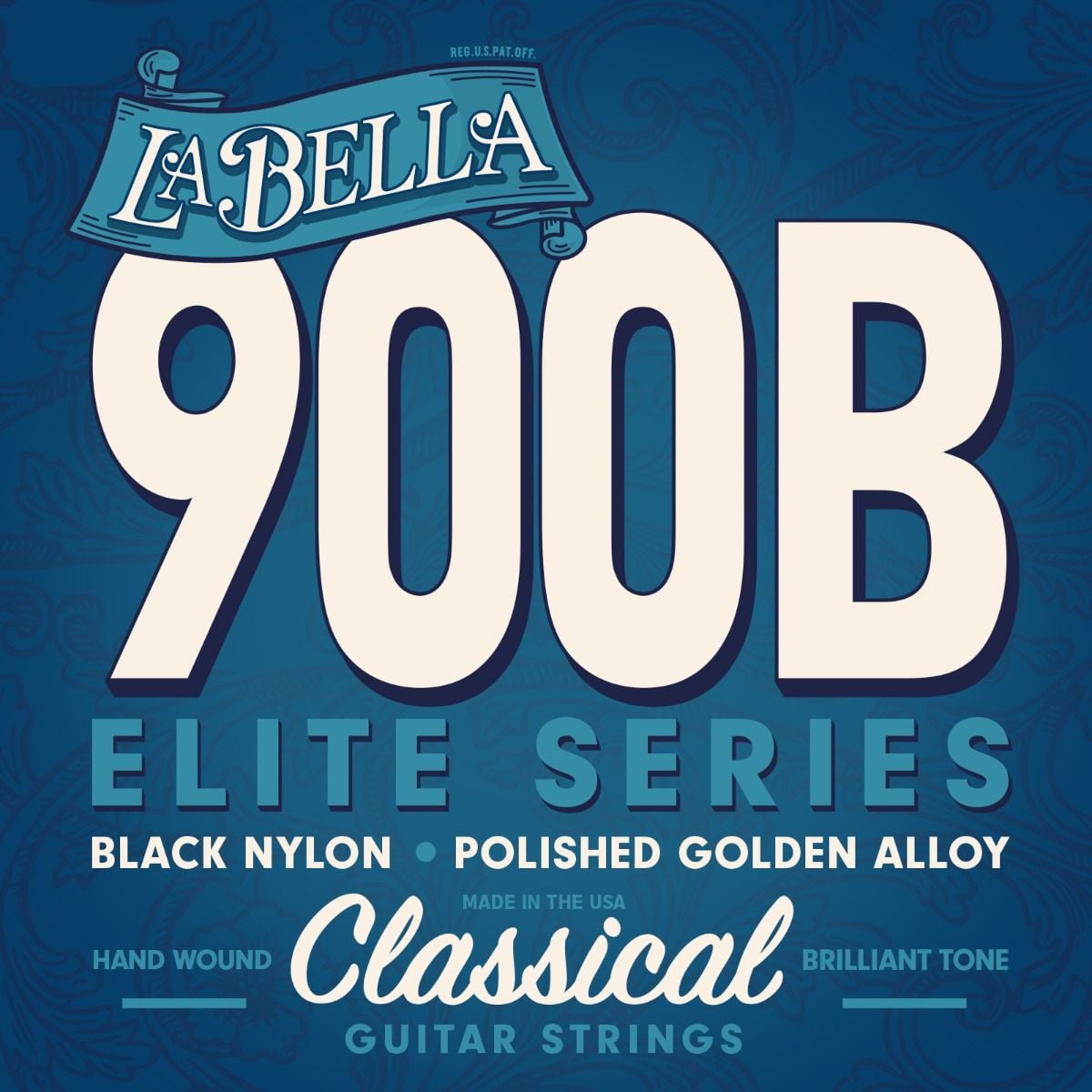 La Bella B9000 Juego De Cuerdas  Para Guitarra Clásica  Elite Golden B9000
