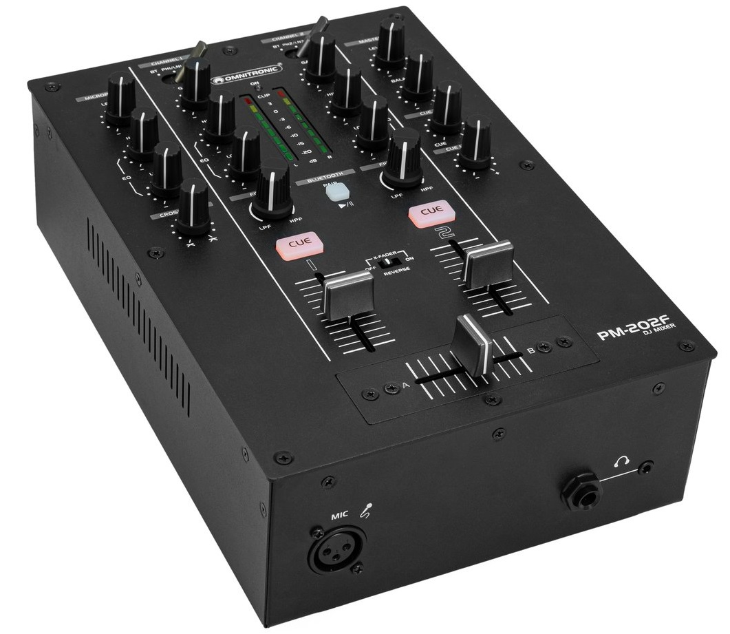Omnitronic PM-202F Mesa Mezclas 2 Canales PM-202F