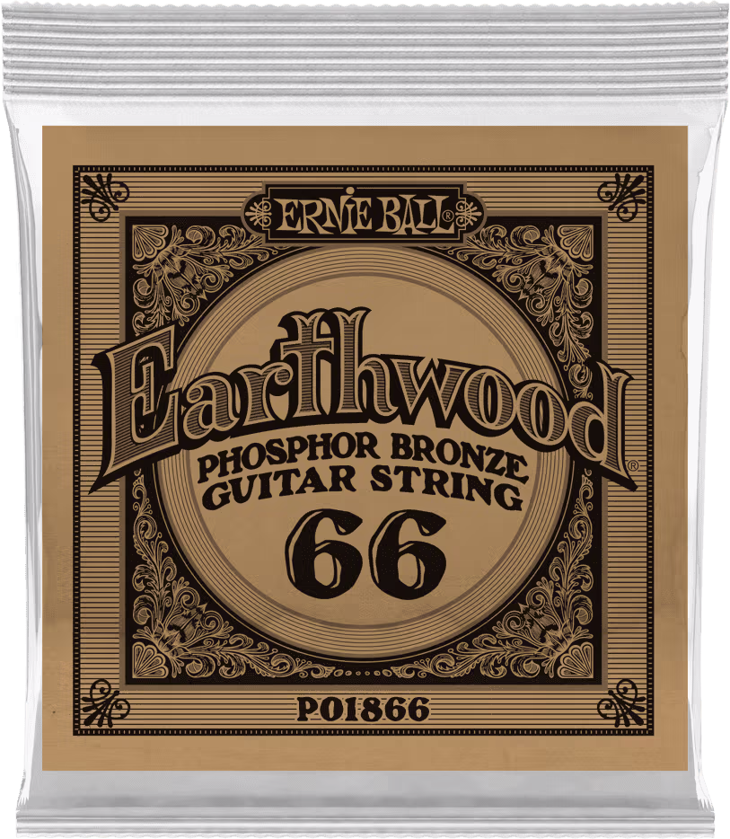 ERNIE BALL Cuerda Acústica Earthwood Phosphor/Bz .066 CEB1866