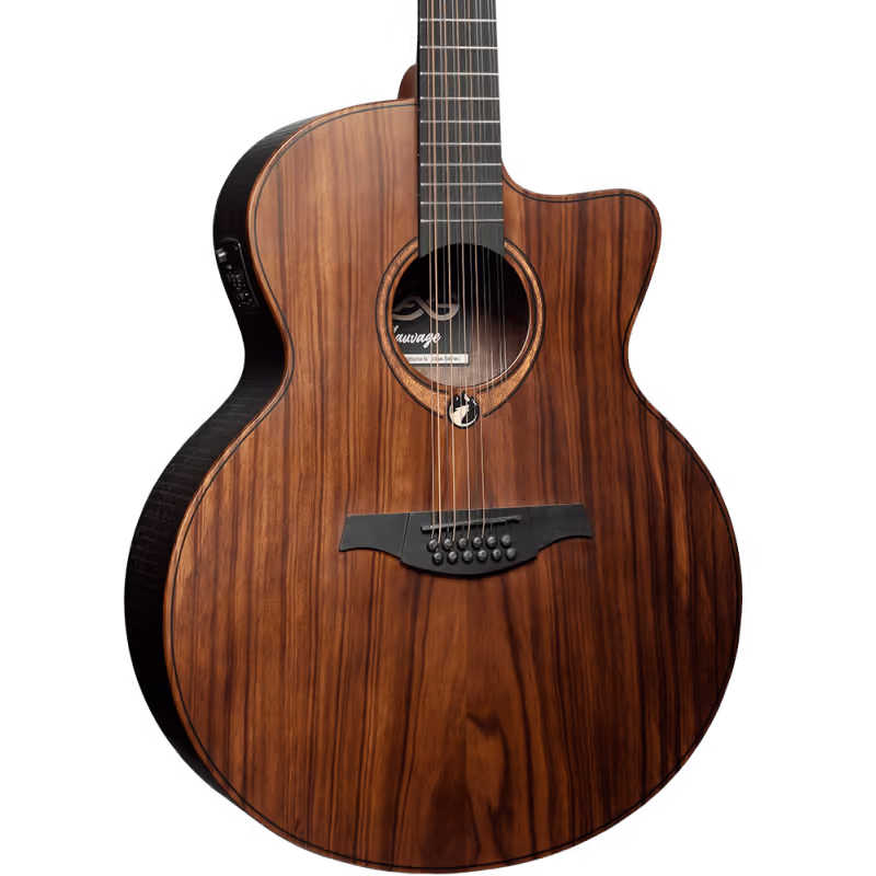 LAG GLASAUVAGE-J12CE Guitarra Acústica  Jumbo A/E 12 Cuerdas - Sauvage GLASAUVAGE-J12CE