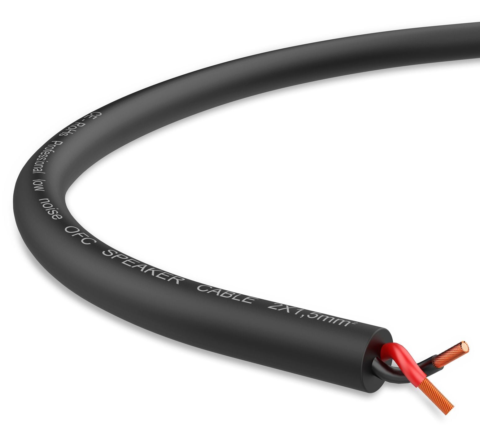 Audibax Silver BSA100 15 Black Bobina Cable Altavoz 100 Metros 2 X 1.5mm Silver BSA100 15 Black