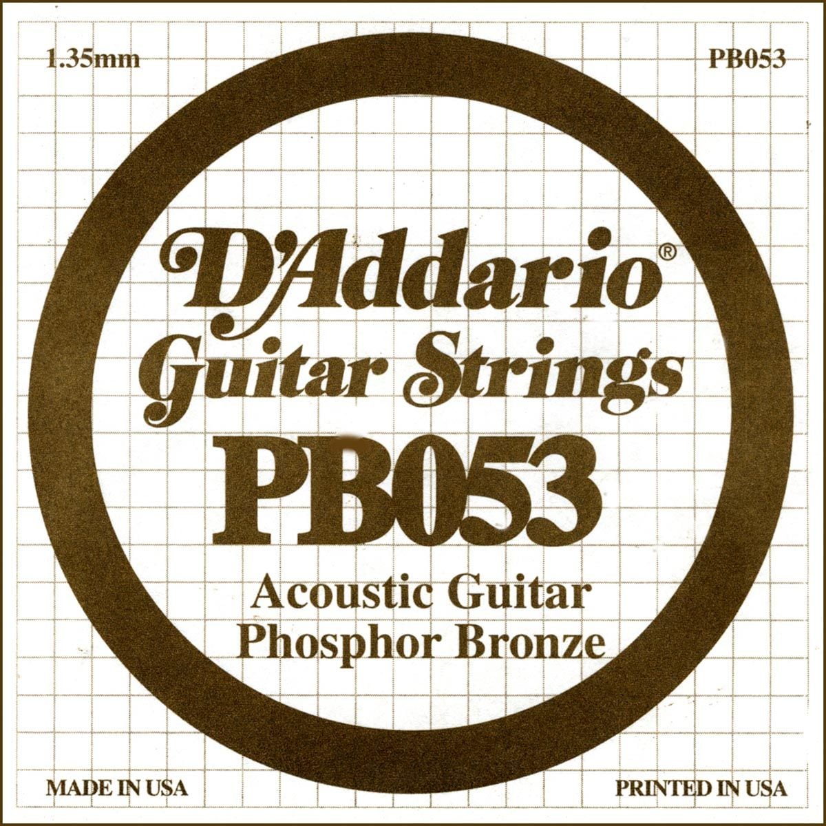 D´addario PB053 Cuerda Suelta para Guitarra Acústica PB053