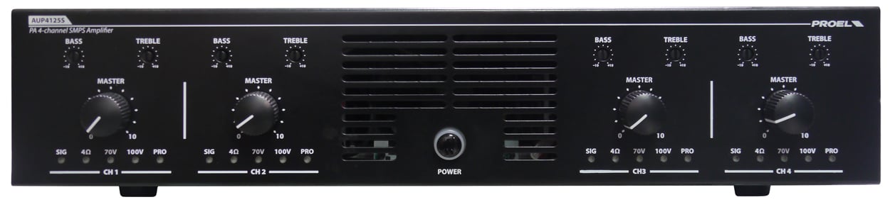 Proel PA AUP4125S. Amplificador de Potencia 125W PA AUP4125S