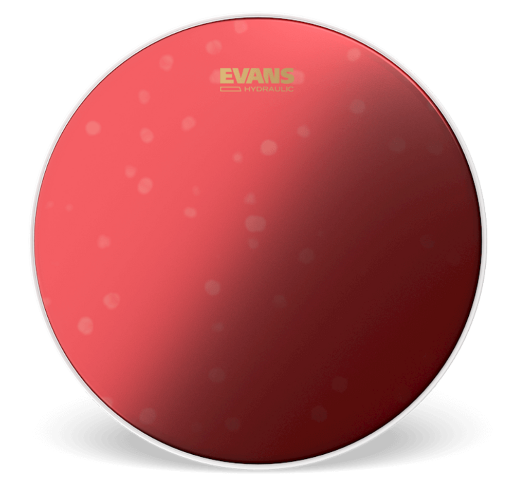 Evans Hydraulic Parche Recubierto de Rojo de 14 Hydraulic Parche Rojo 14"