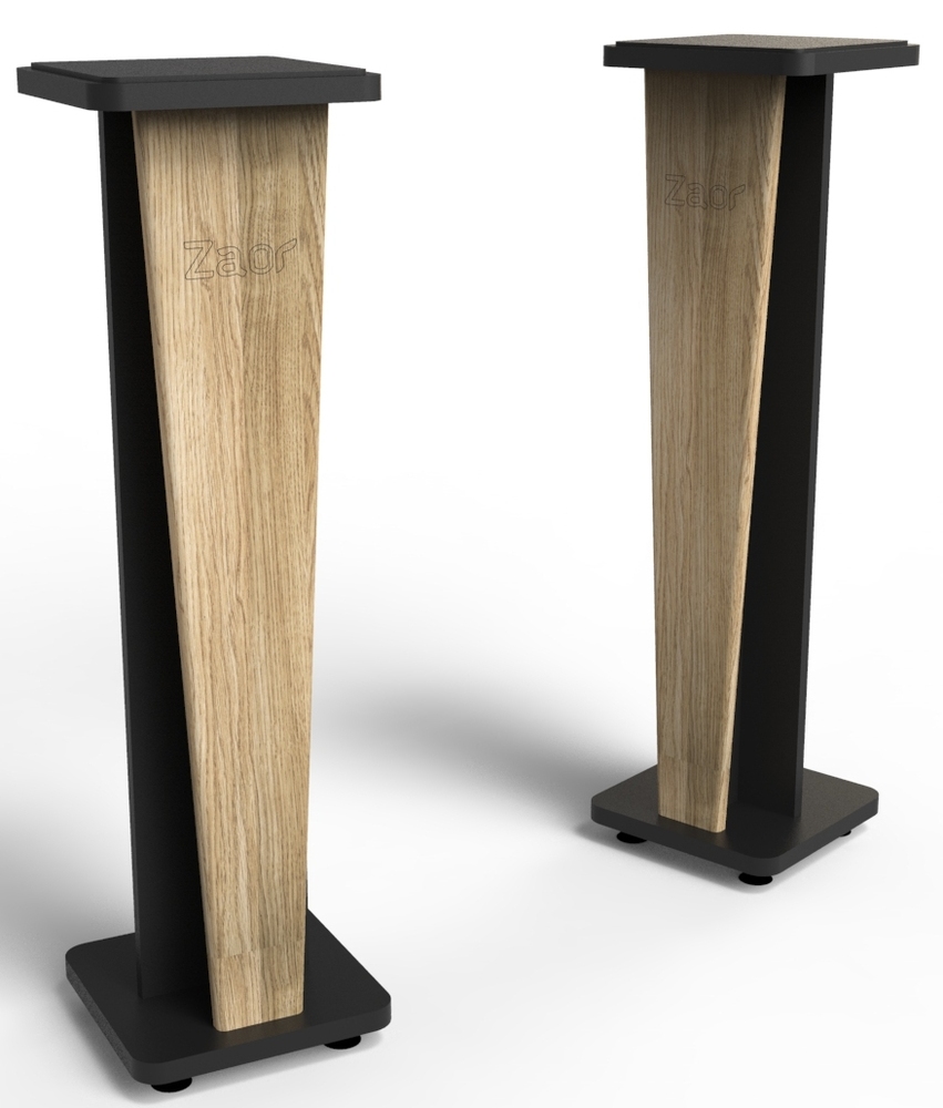 Zaor Stand Croce 42 Oak/Black Soporte altavoz 2 unidades Stand Croce 42 Oak/Black Soporte altavoz 2 unidade
