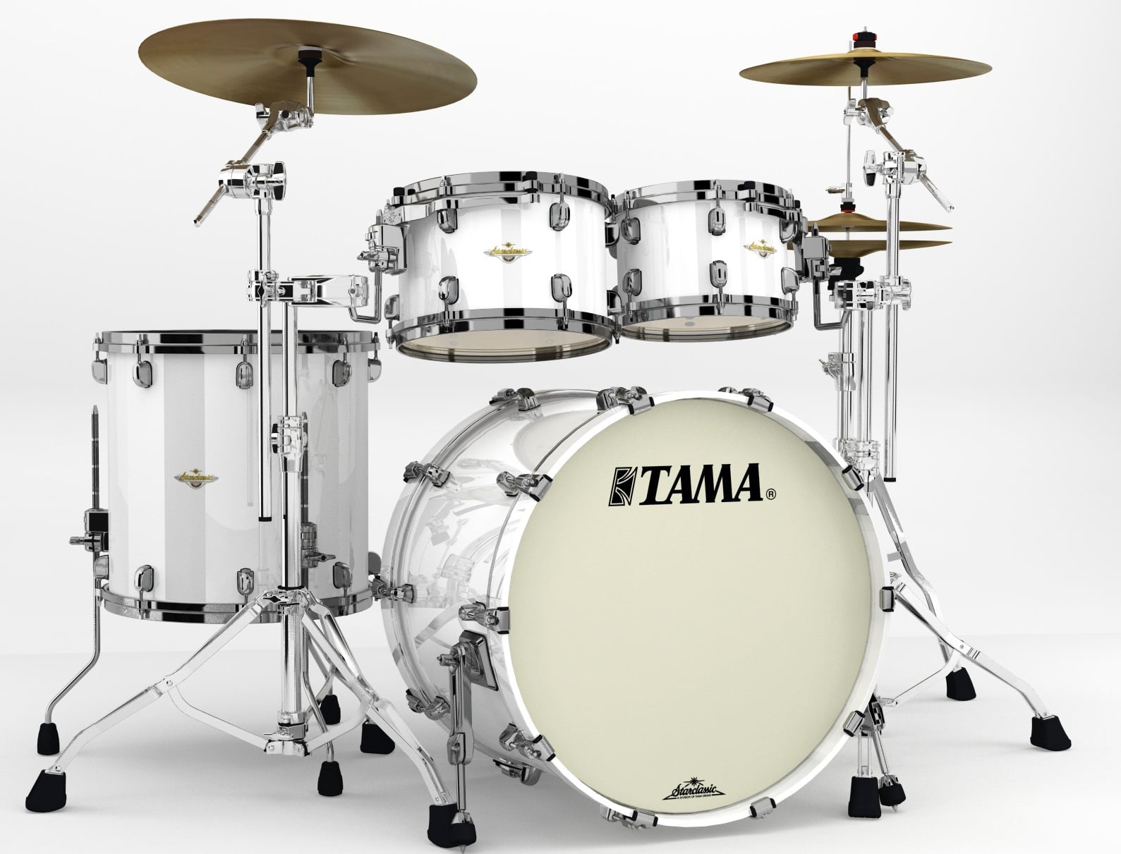 Tama MA42TZBNS-PWH Starclassic Maple Piano White MA42TZBNS-PWH