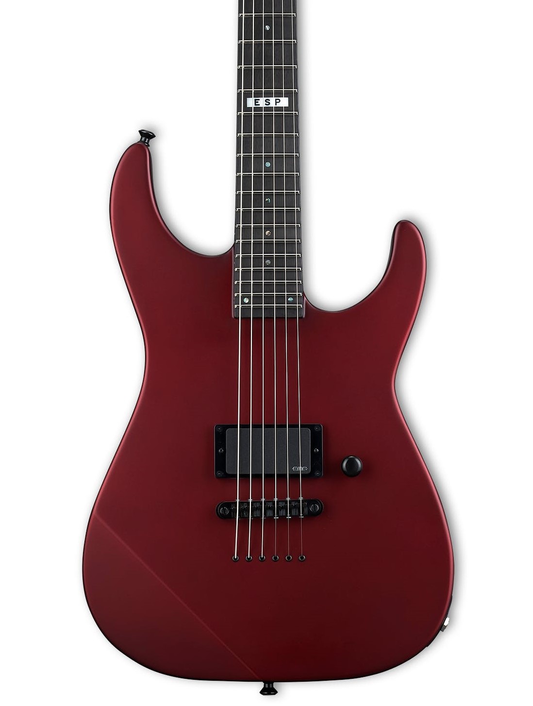 ESP EII M-I NT Deep Candy Apple Satin Guitarra Eléctrica E-II M-I THRU NT DEEP CANDY AP