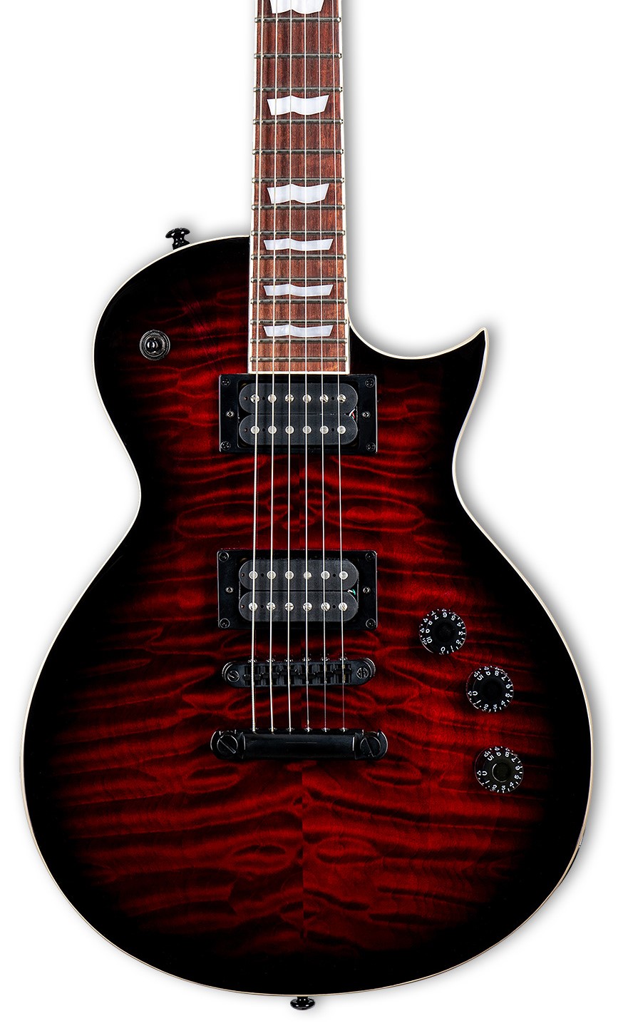 LTD EC-256 QM See Thru Black Cherry Sunburst Guitarra Eléctrica LTD EC-256 QM STBKCS