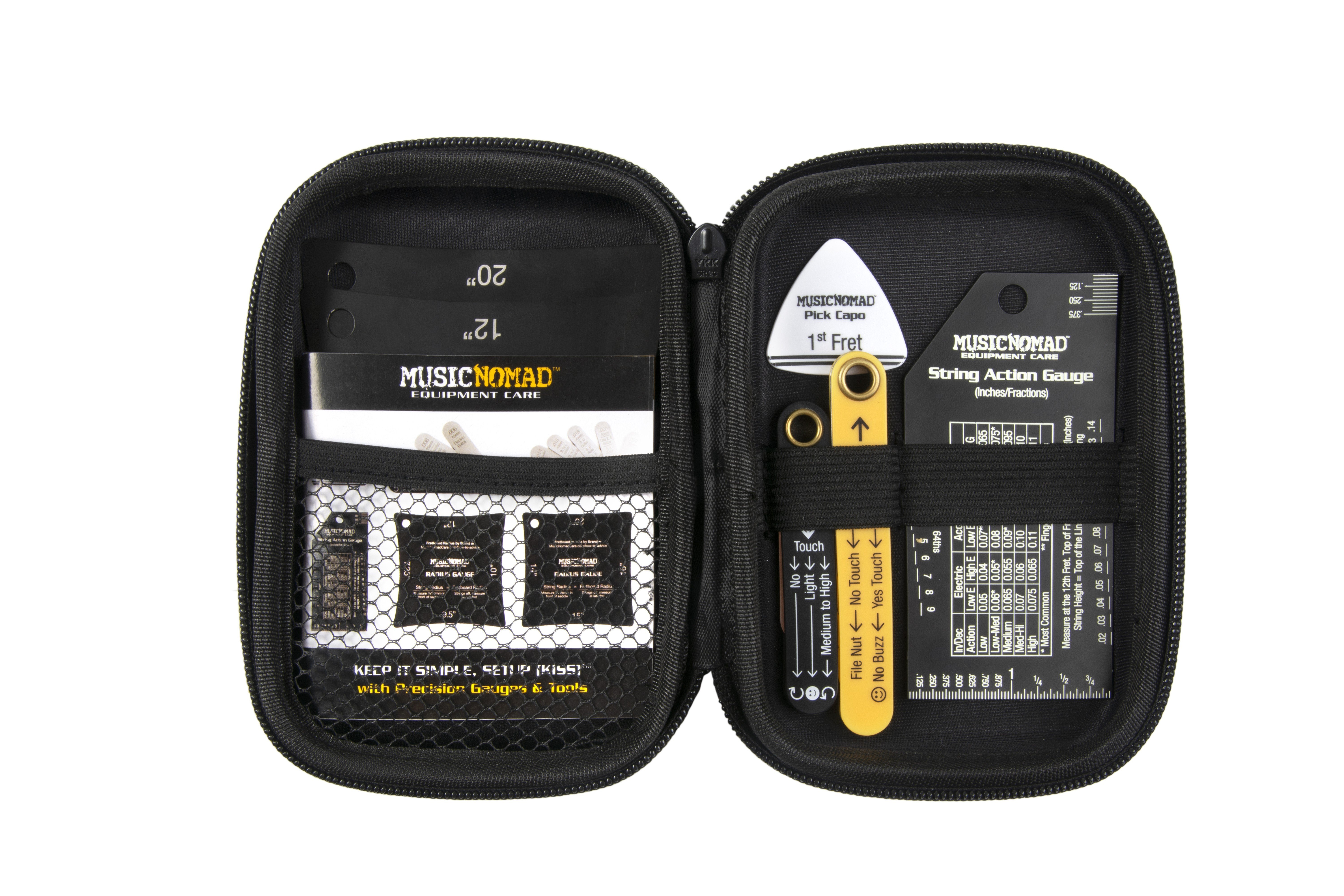 MusicNomad Estuche Para Ajuste De Alma ,Radio, Y Altura De Cuerdas MN604