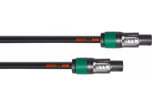 Cordial Cable Titanex® SpeakON® de 4 puntos AWG14 - 2.5 m ECLCLA2.5LL4