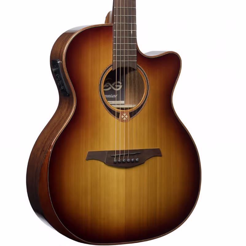 LAG GLAT118ABCE-BRS Guitarra Acústica Auditorium A/E Cutaway - Edición L GLAT118ABCE-BRS