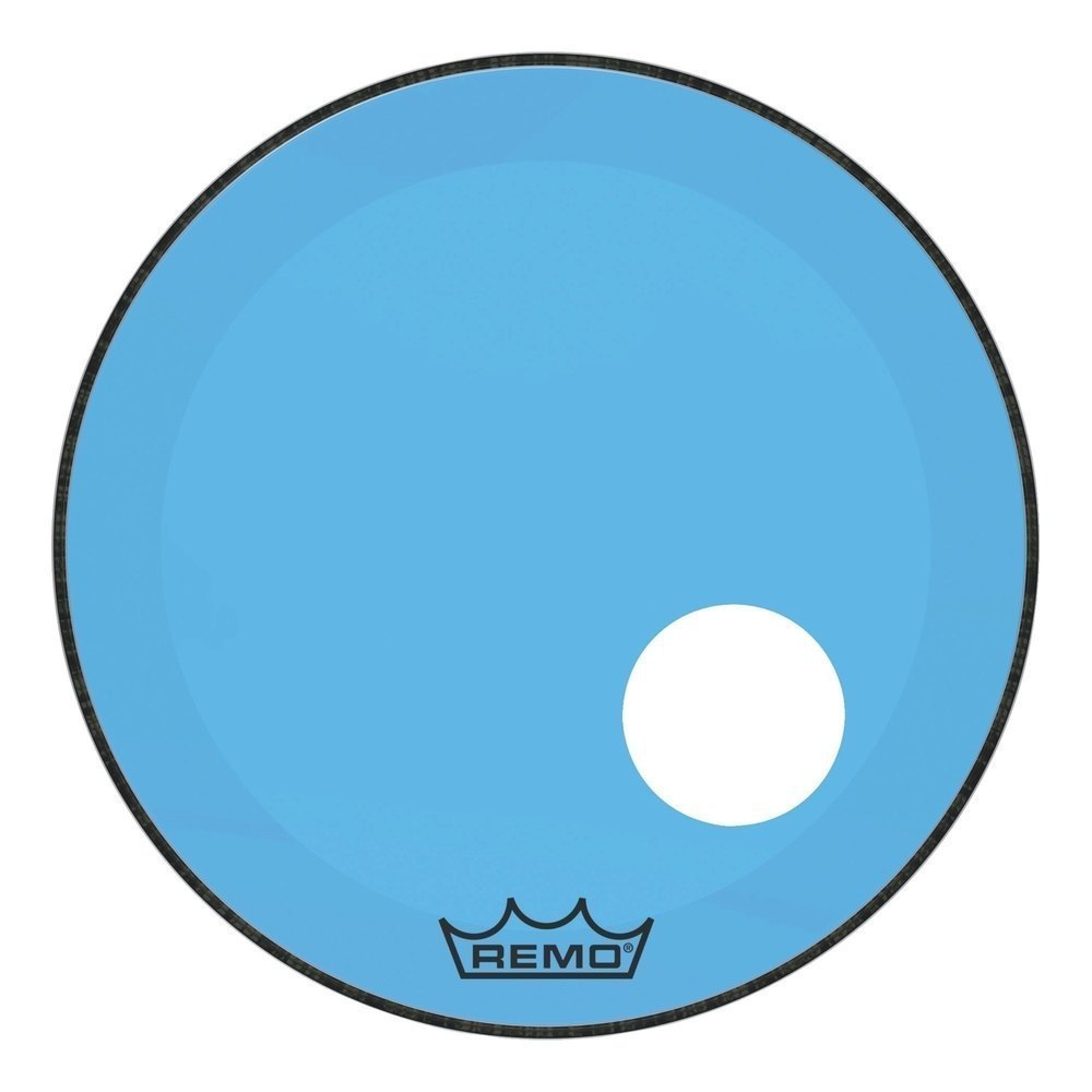 Remo 26" Powerstroke 3 Colortone Clear Azul Parche de Bombo de Bombo 26" Powerstroke 3 Colortone C