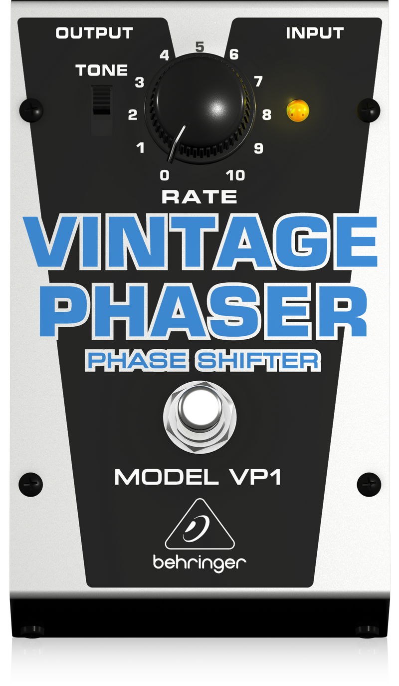BEHRINGER VP1 Pedal Vintage Phaser Cambiador de Fase VP1