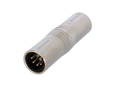 Neutrik NA5 MM Adaptador XLR Macho 5 Pins a XLR Macho 5 Pins * NA5 MM