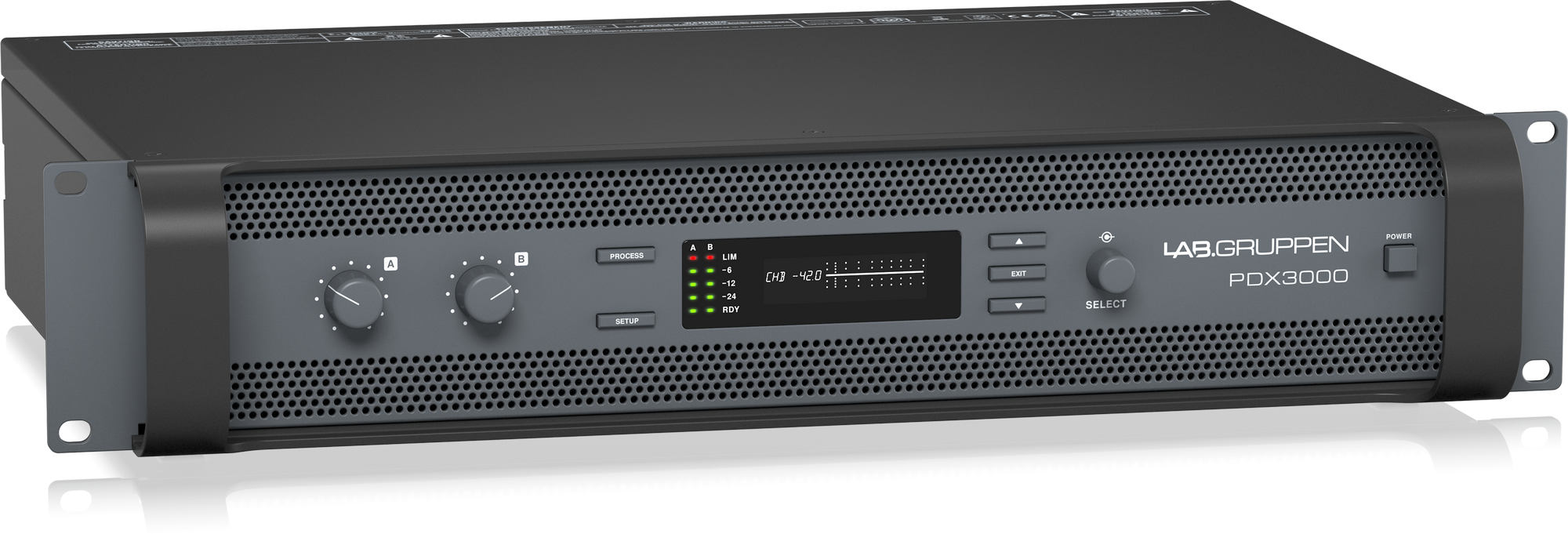 Lab Gruppen PDX3000, Etapa Potencia DSP 3000 W. PDX3000