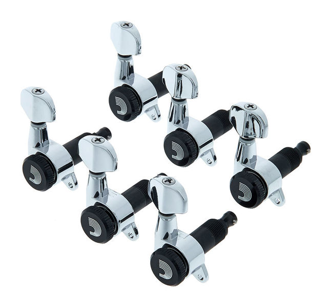 Planet Waves AT-6R1 Clavijero para Guitarra Chrome AT-6R1