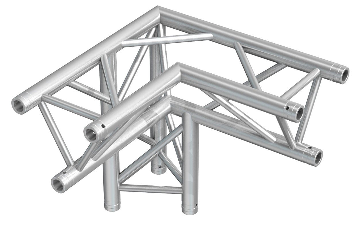 Beamz P33-C34 Truss de 3 Vías 90º Vértice Abajo Izquierda P33-C34