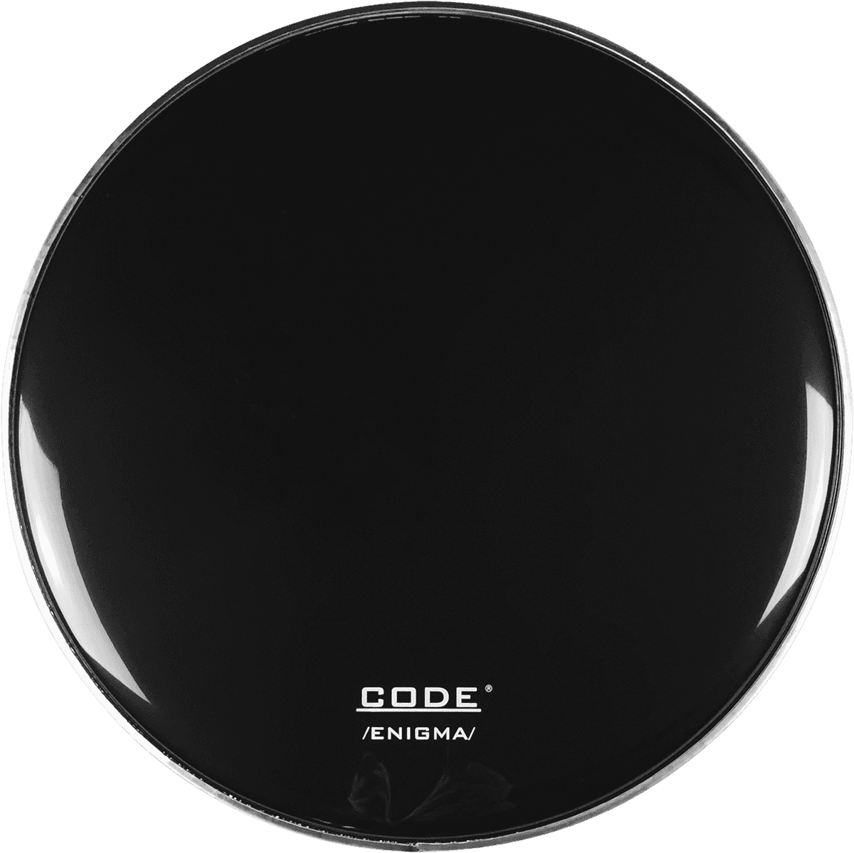 Code 20" Enigma Black Parche para Bombo EBLR20