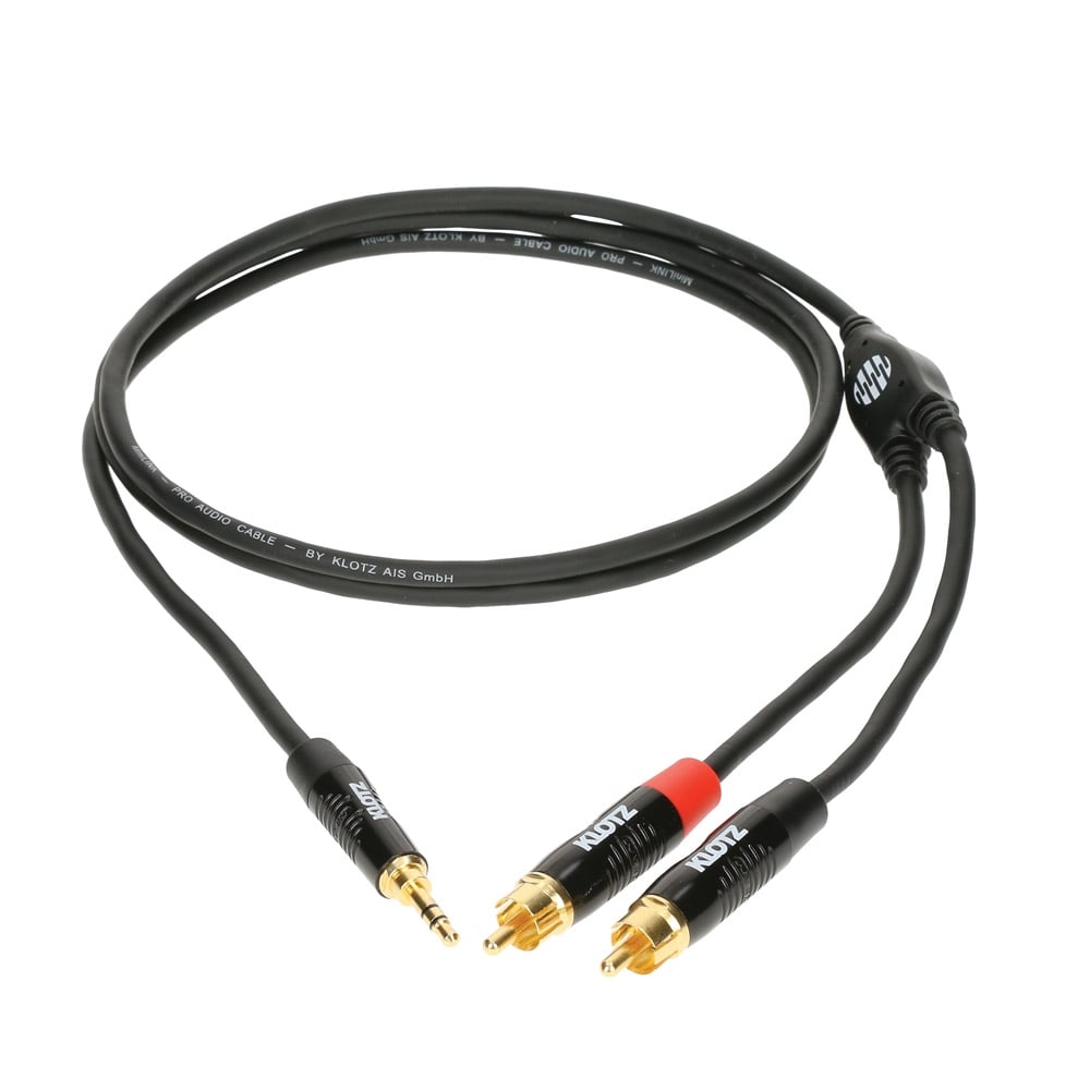 Klotz Cables KY7-090 Mini Link Pro Mini Jack 0,9m Cable RCA-Mini Jack KY7-090