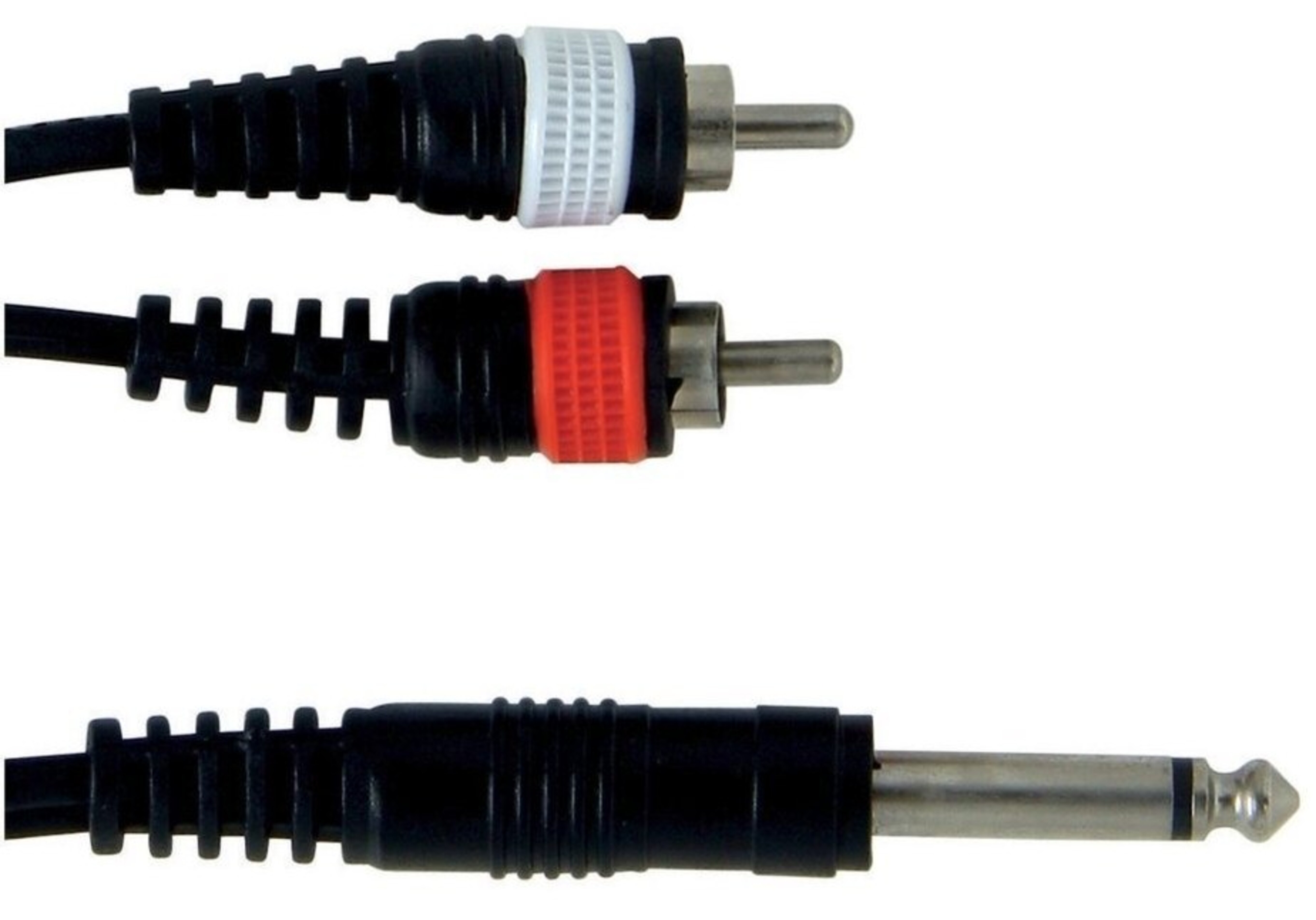 Gewa Cable en Y Basic Line U/C 5 Jack Mono 6.3mm - RCA 1.5M Basic Line U/C 5 Jack Mono 6.3mm - RCA 1.5M