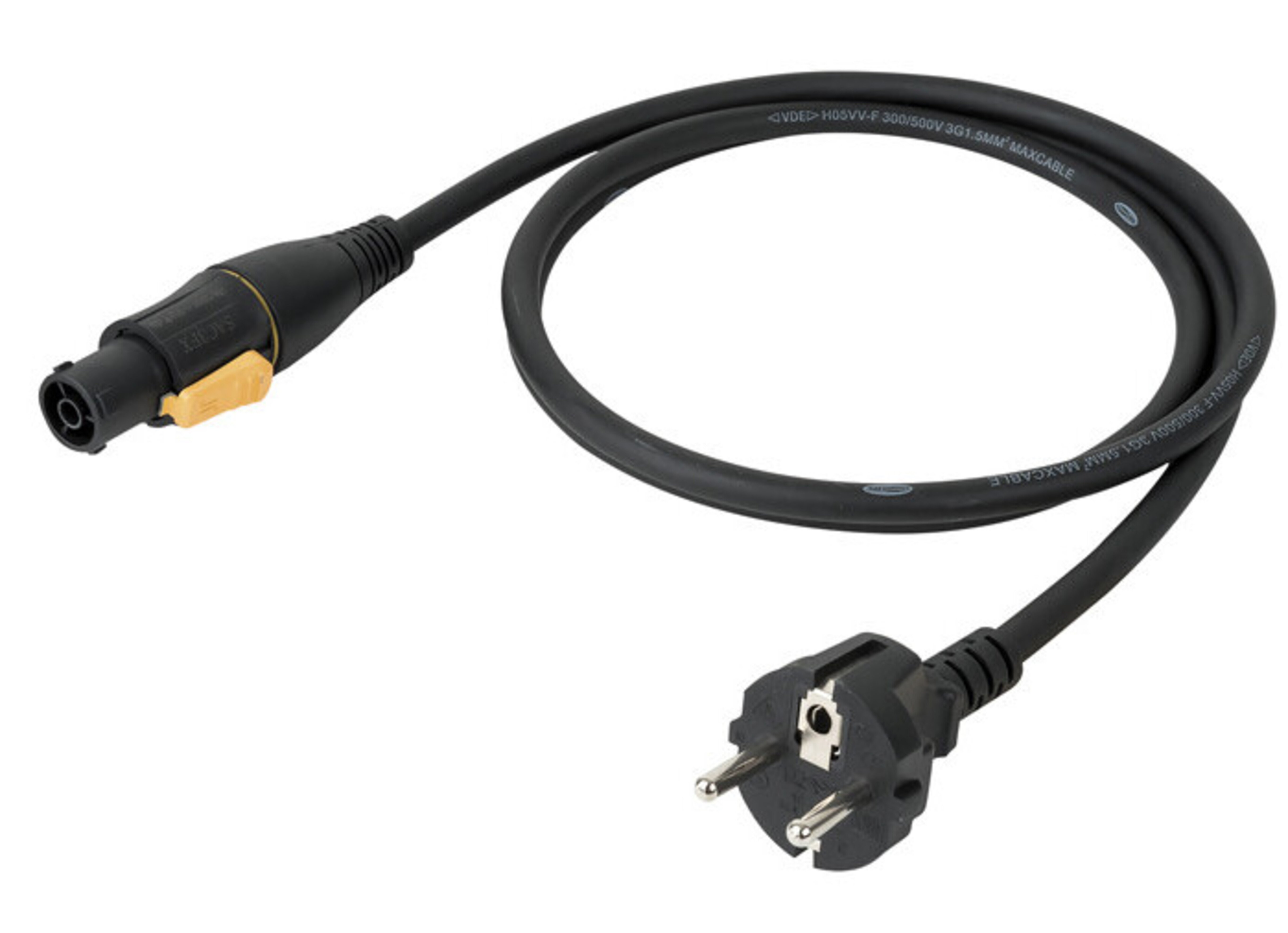 DAP Audio Cable de Alimentación Pro Power True a Schuko 3x 1.5mm Cable de Alimentación Pro Power True a Schuko 3x 1