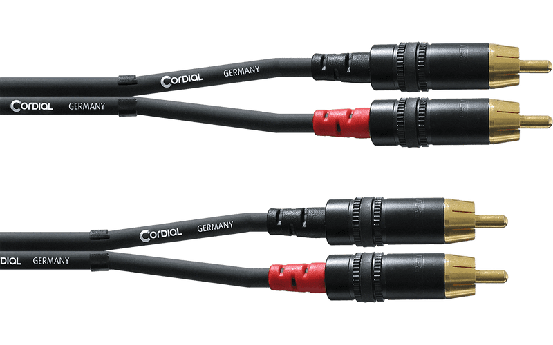 Cordial ECLCFU15CC Cable de audio RCA doble de 1,5 m Cable de audio RCA doble de 1,5 m