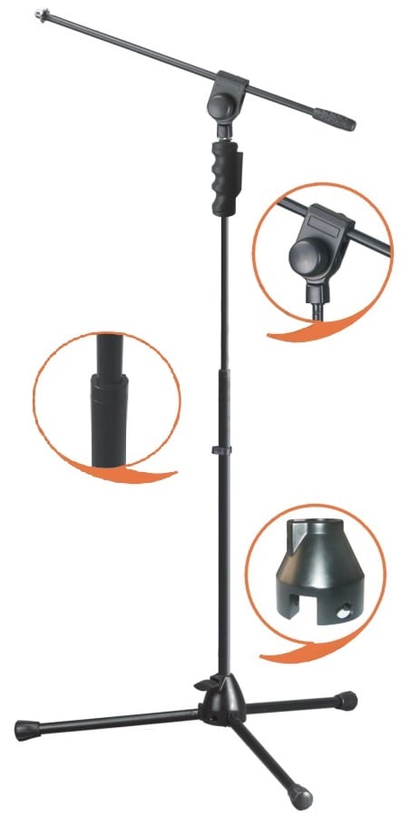 EK Audio Soporte Jirafa Profesional Para Micrófono Ms084 MS084
