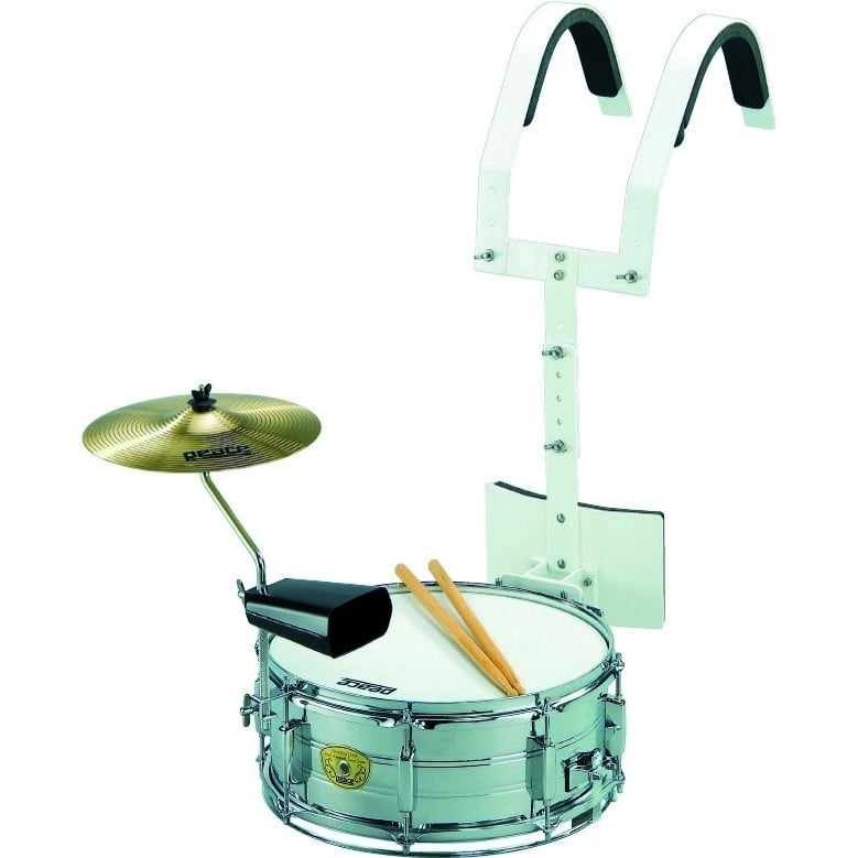 Peace MD-124A Juego de marcha: Caja de 14 x 5,5 + Cencerro + Splash de 10 MD-124A
