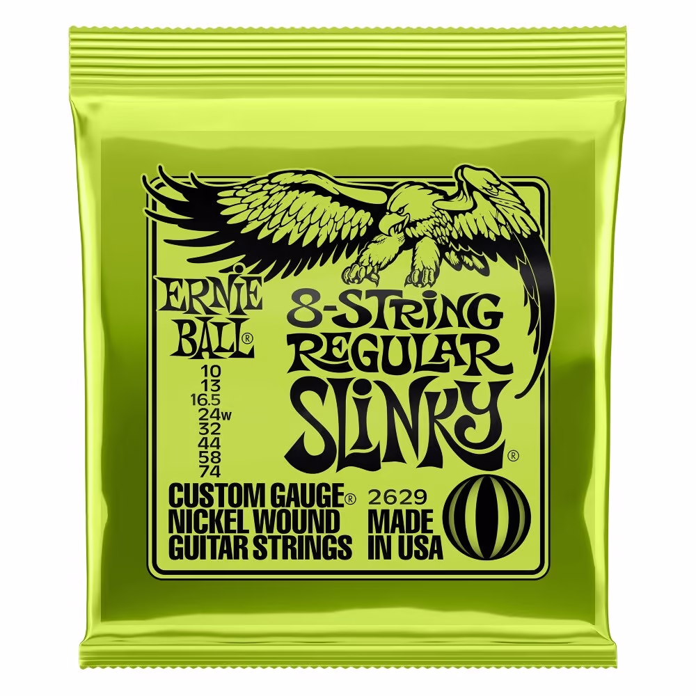 ERNIE BALL Juego Eléctrica Slinky 8 St. 10-74 EB2629