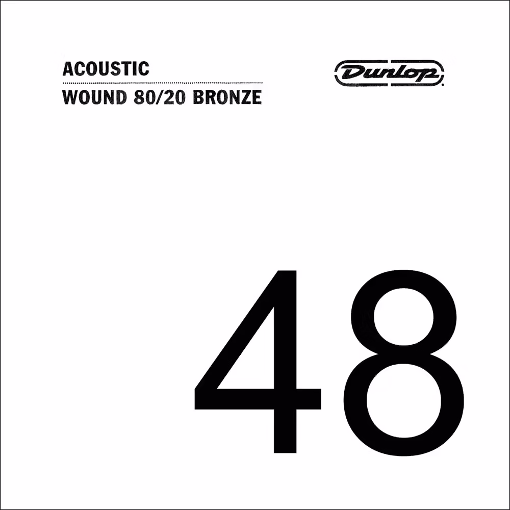 Dunlop Cuerda Acústica Dunlop 80/20 Bronze .048 CDUDAB48