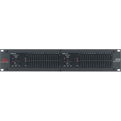 DBX 1215 Ecualizador Gráfico 15 Bandas 2U Rack 19" DBX1215