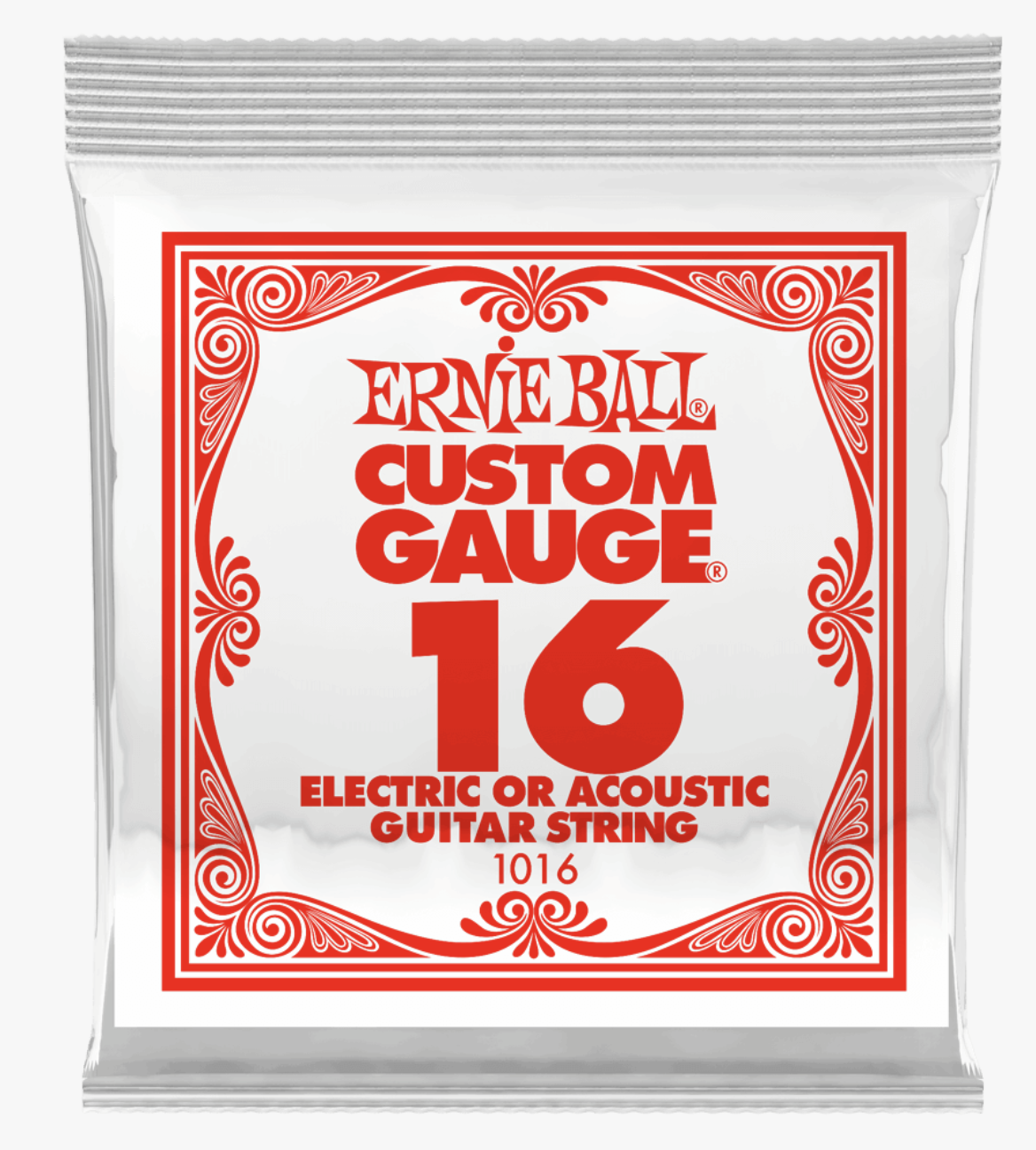 Ernie Ball 1016 Slinky Cuerda Para Guitarra Electrica Plana 0.16 1016