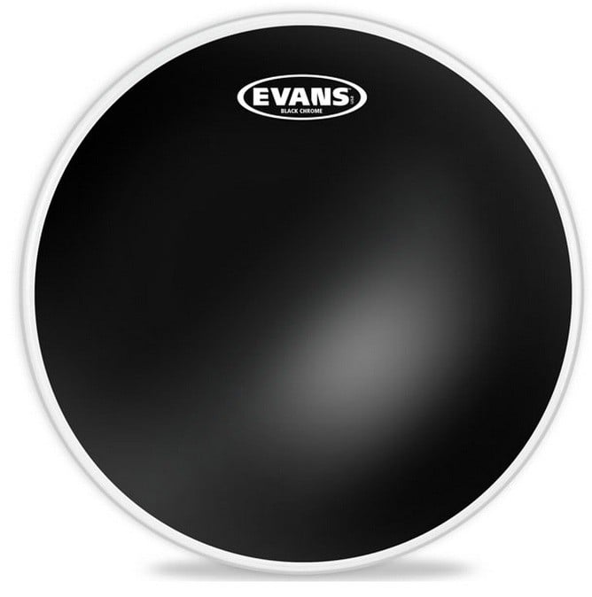 Evans 06 Black Chrome Parche de Tom TT06CHR 06 Black Chrome TT06CHR