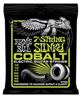 Ernie Ball 2728 S.Cobalt Regular Set 7 Cuerdas Para Guitarra Eléctrica 10-56 2728