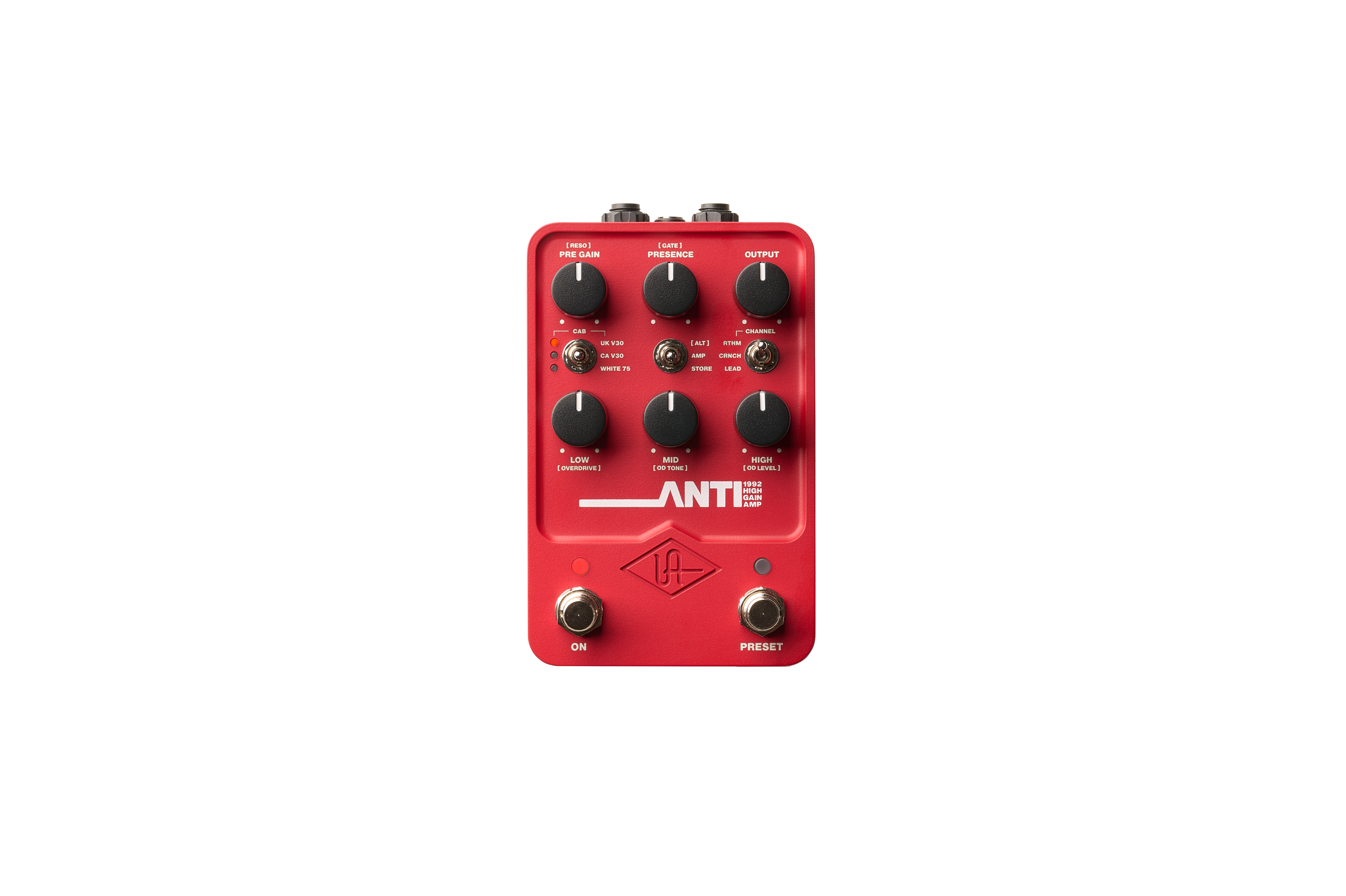 Universal Audio ANTI 1992 Gain Amp Pedal Guitarra ANTI 1992 Gain Amp