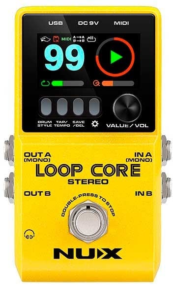 NUX Loop Core Stereo Pedall Looper Loop Core Stereo