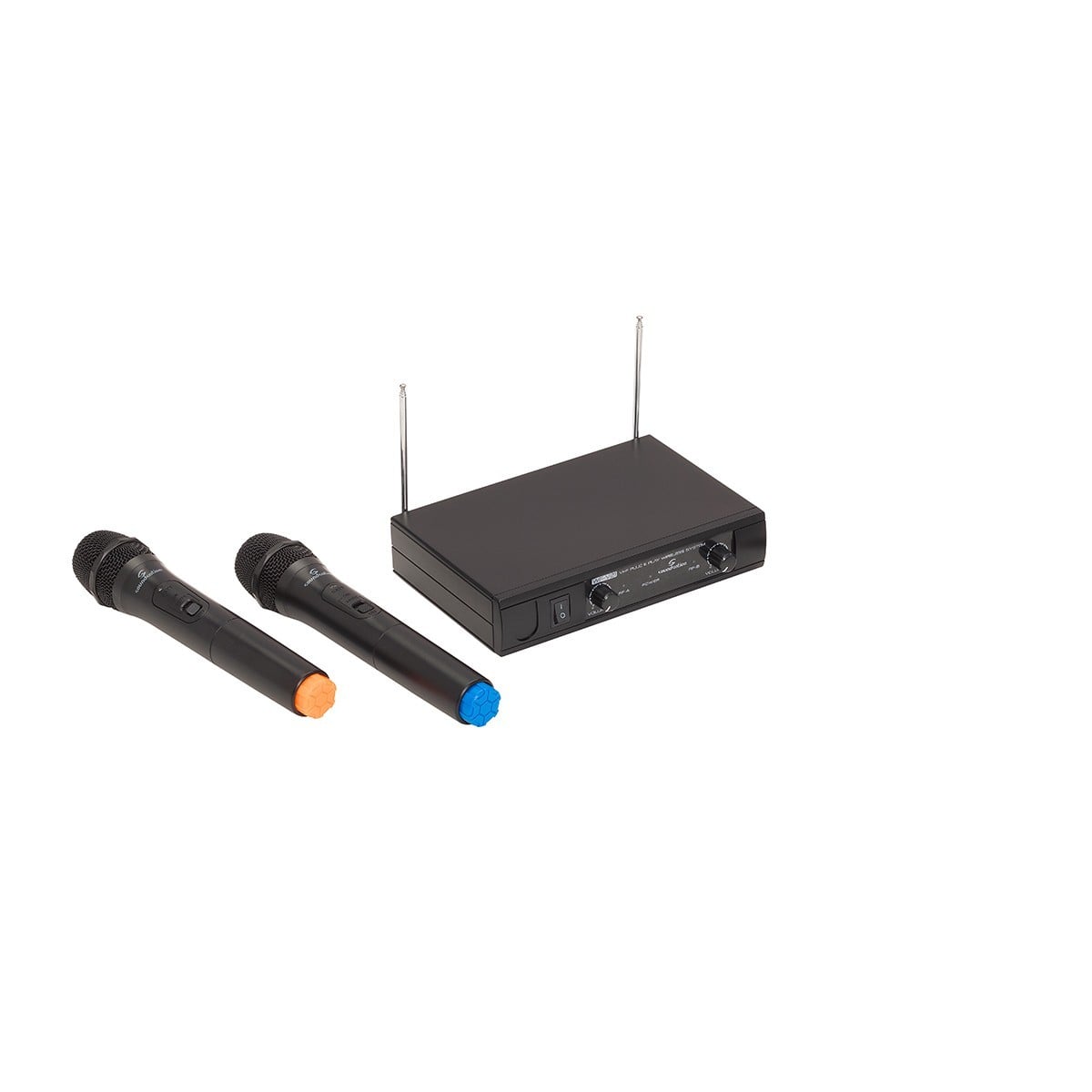 Soundsation Micrófono inalámbrico WF-V21HHA de doble VHF, plug and play, con 2 mi WF-V21HHA