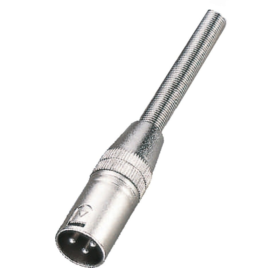 Soundsation Conector metálico XLR de 3 pines macho SXLR025M-B (caja de 25 unidade SXLR025M-B