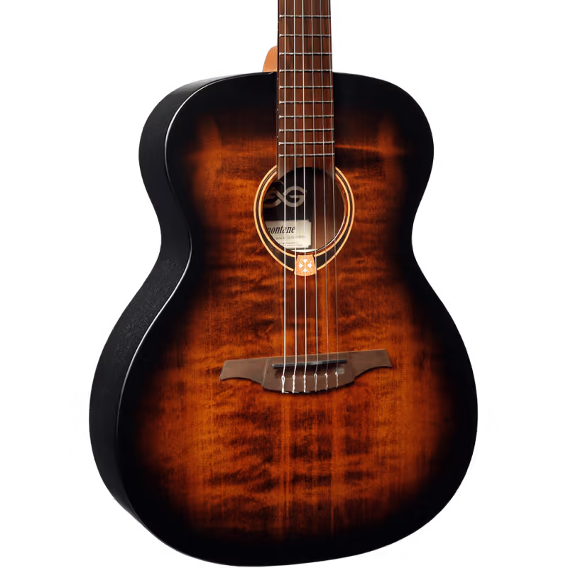 LAG GLATN70A-BB Guitarra Acustica Nylon Auditorium Black & Brown GLATN70A-BB