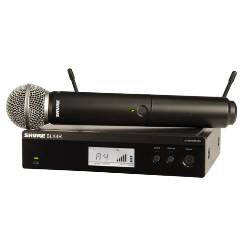 SHURE BLX24R SM58 H8 Microfono inalambrico de Mano (518-542 MHz) BLX-24RE SM58