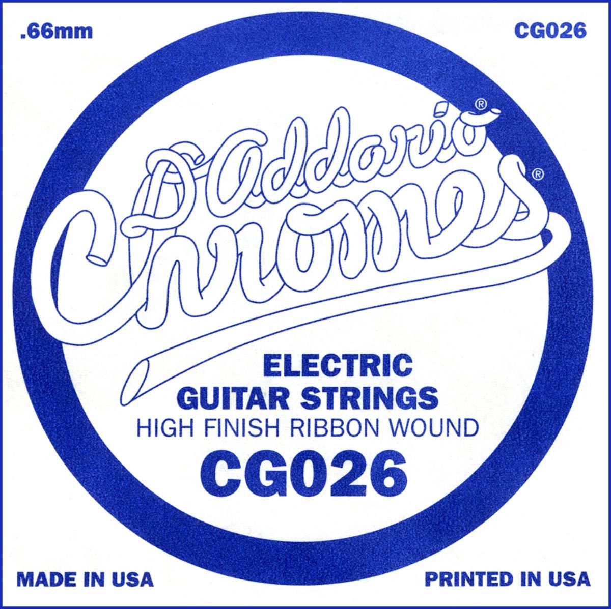 D´addario CG026 Cuerda Suelta para Guitarra Eléctrica CG026