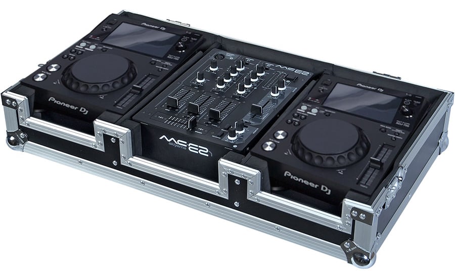 Walkasse WM-CD10 GLII Maleta para 2 CD + mezclador 10" WM-CD10 GLII