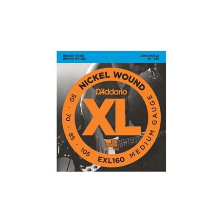 D´addario EXL-160 (50-105) Juego cuerdas para Bajo EXL160