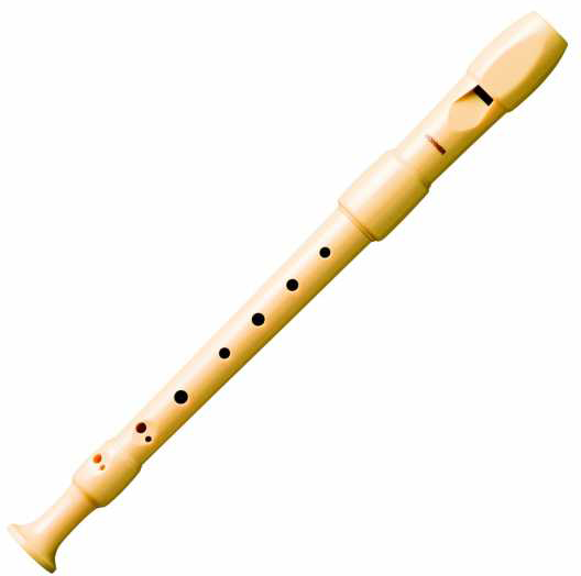 Hohner 9517 Flauta Plástico Digitación Barroca 2 piezas 9517