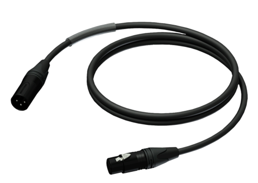 SDJ DMX3CLU010. Cable DMX 3 Pines 10 Metros DMX3CLU010